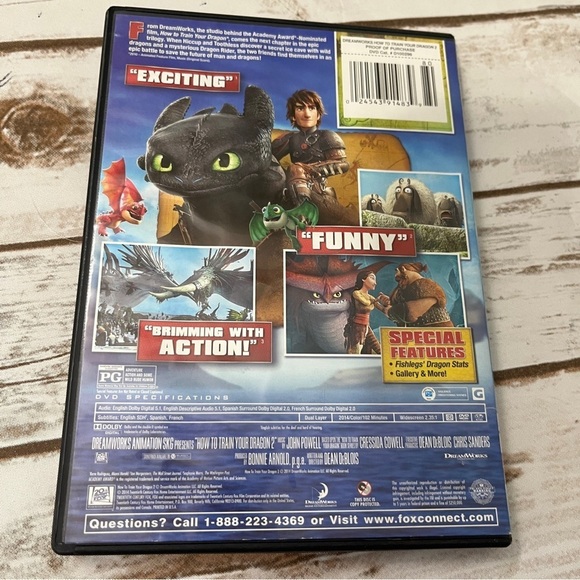 How to Train Your Dragon 2 DVD movie - Picture 4 of 4